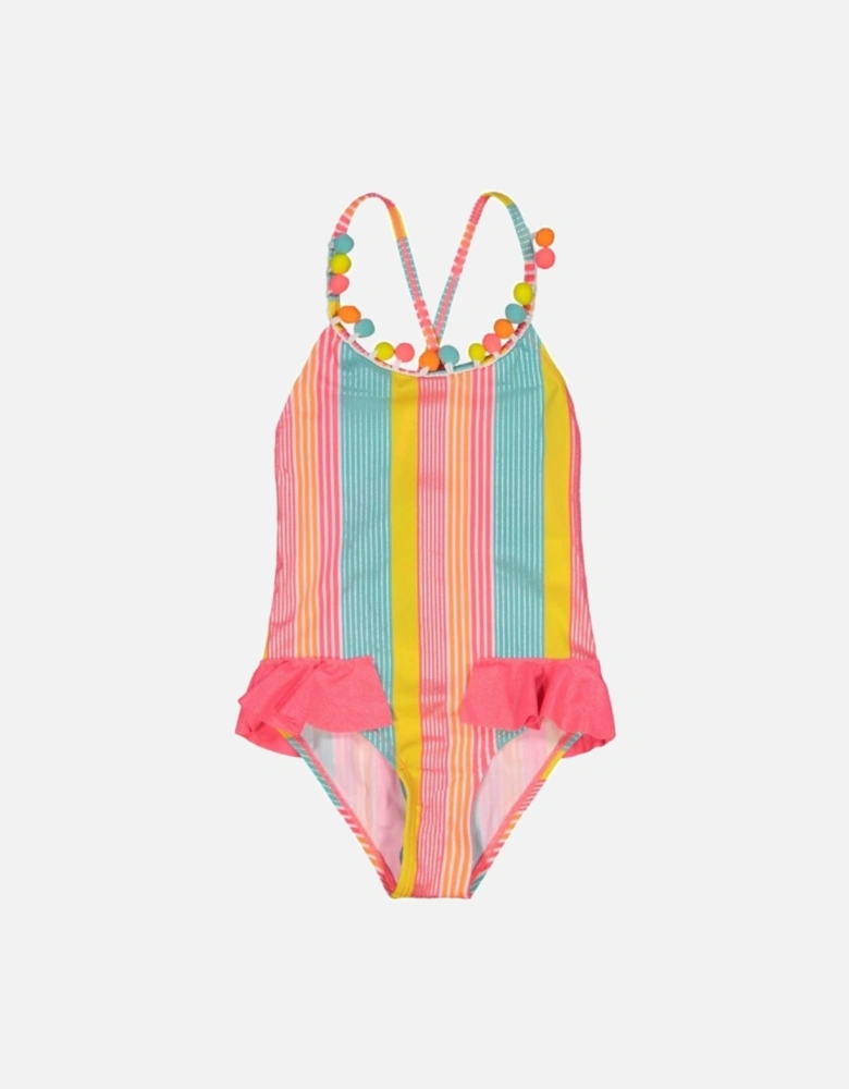 Multicoloured Stripe Swimsuit