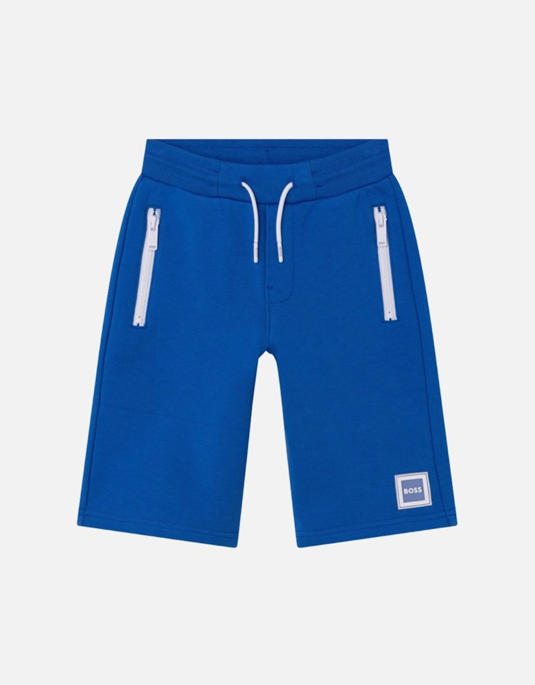 Electric Blue Logo Jog Shorts