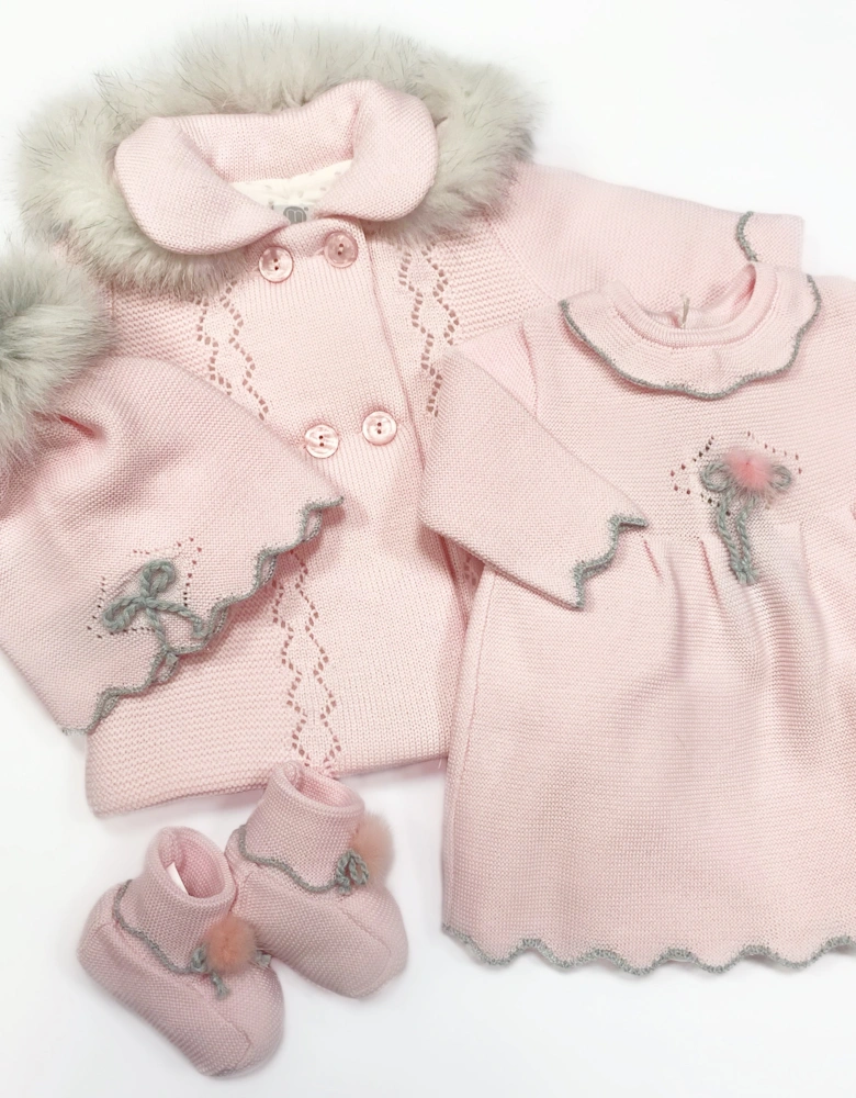 Pink Grey 3 Piece Set