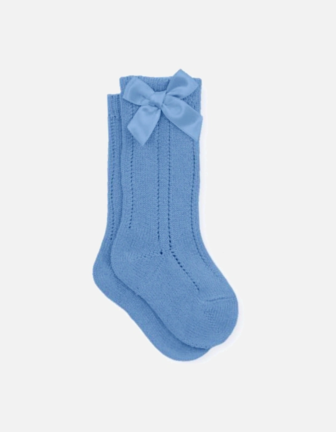 Blue Bow Knee Socks, 2 of 1