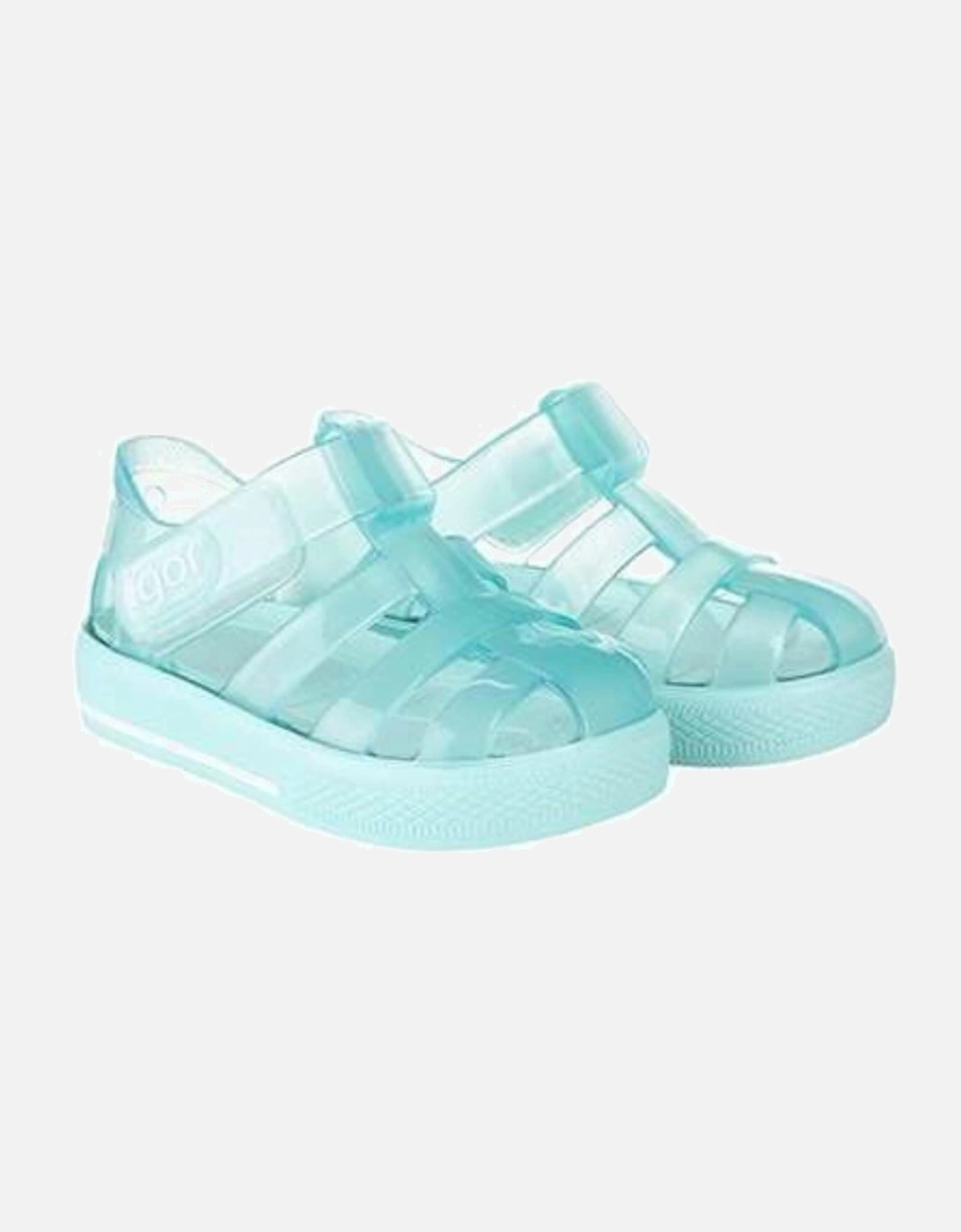 Aqua Velcro Jellies, 2 of 1