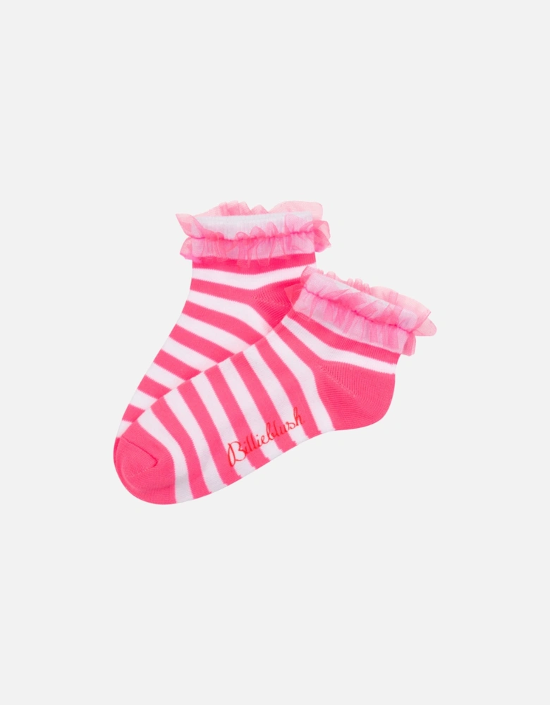 Fuchsia Ankle Socks