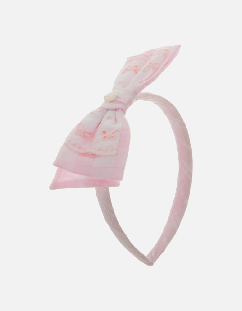 Pink Bow Hairband