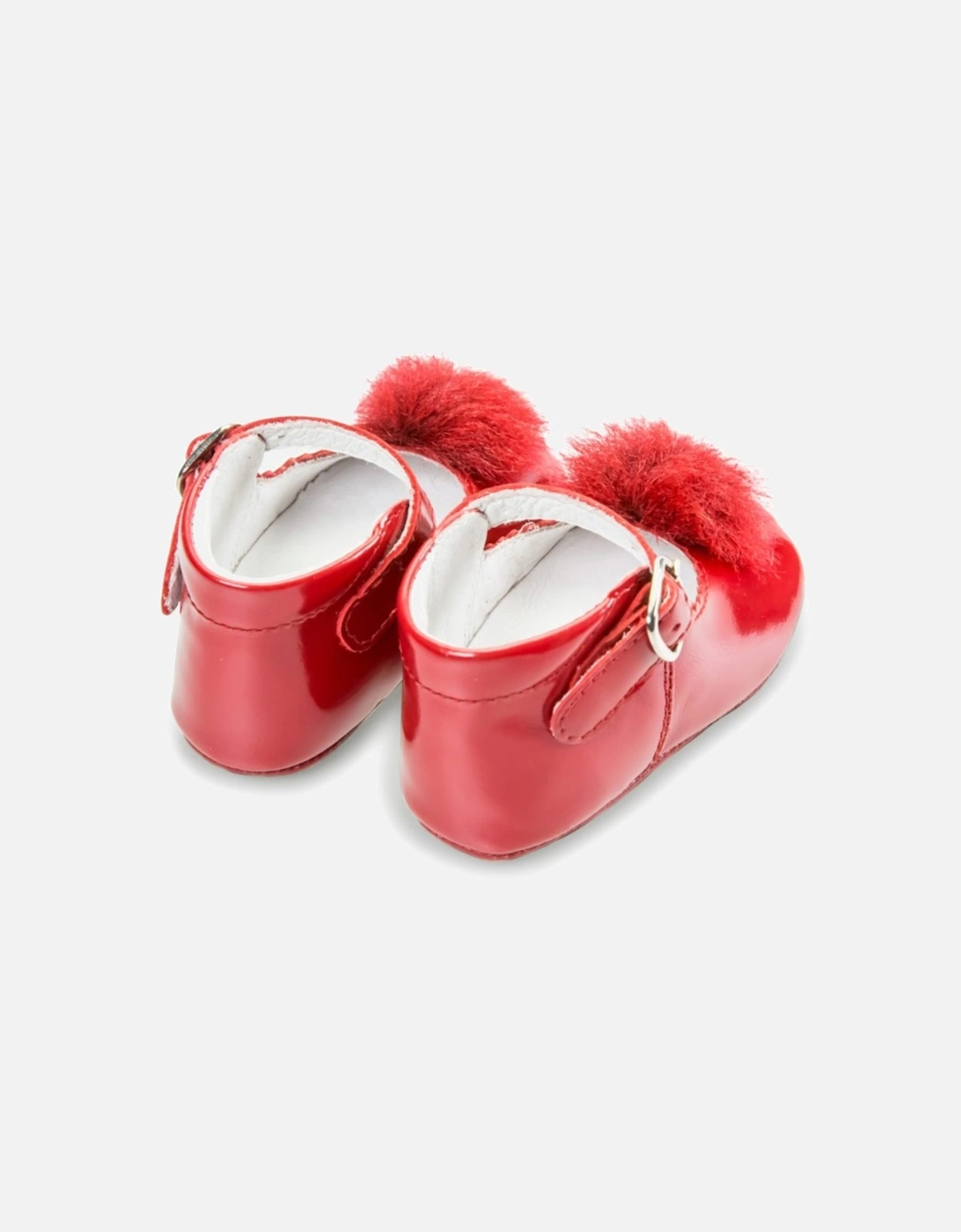 Red Luzia Patent Leather Soft Sole Shoe