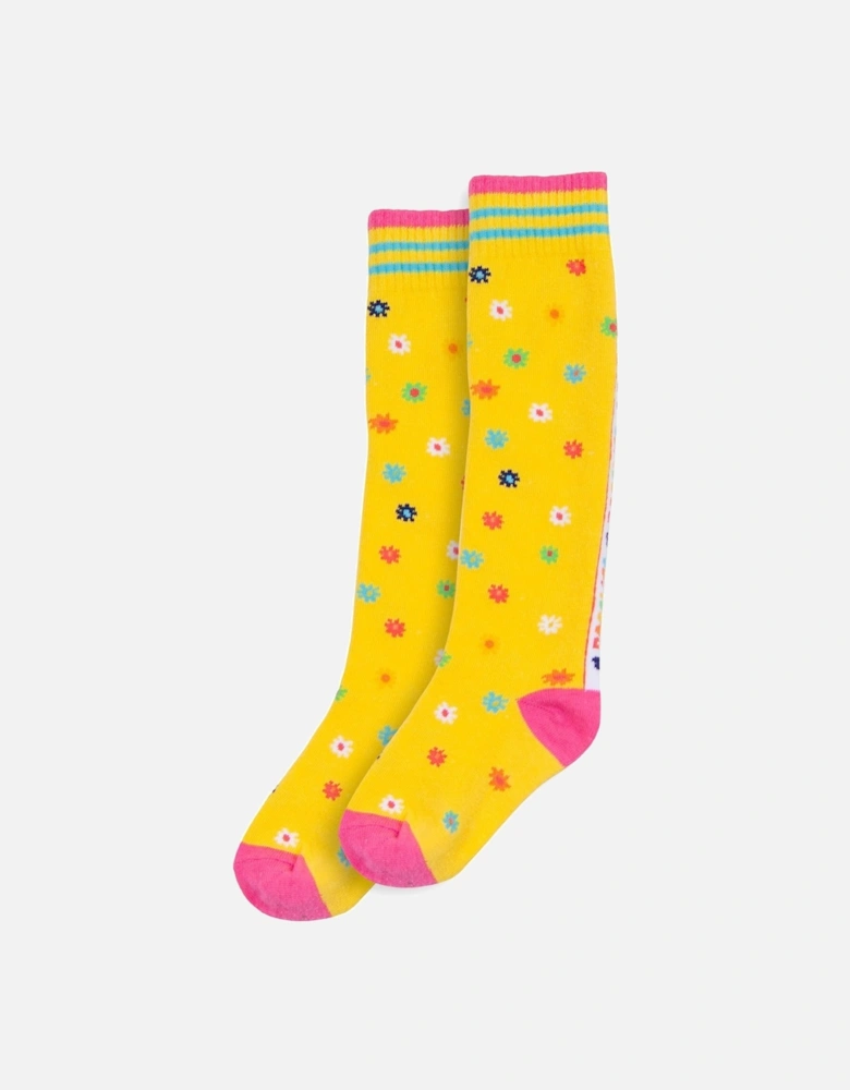 Yellow Arvin High Socks