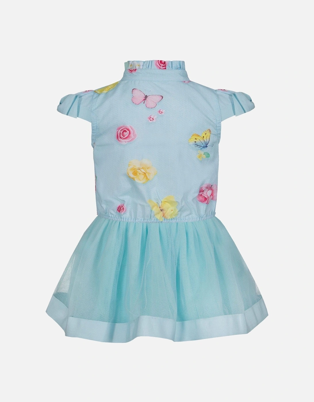 Aqua Tulle Dress