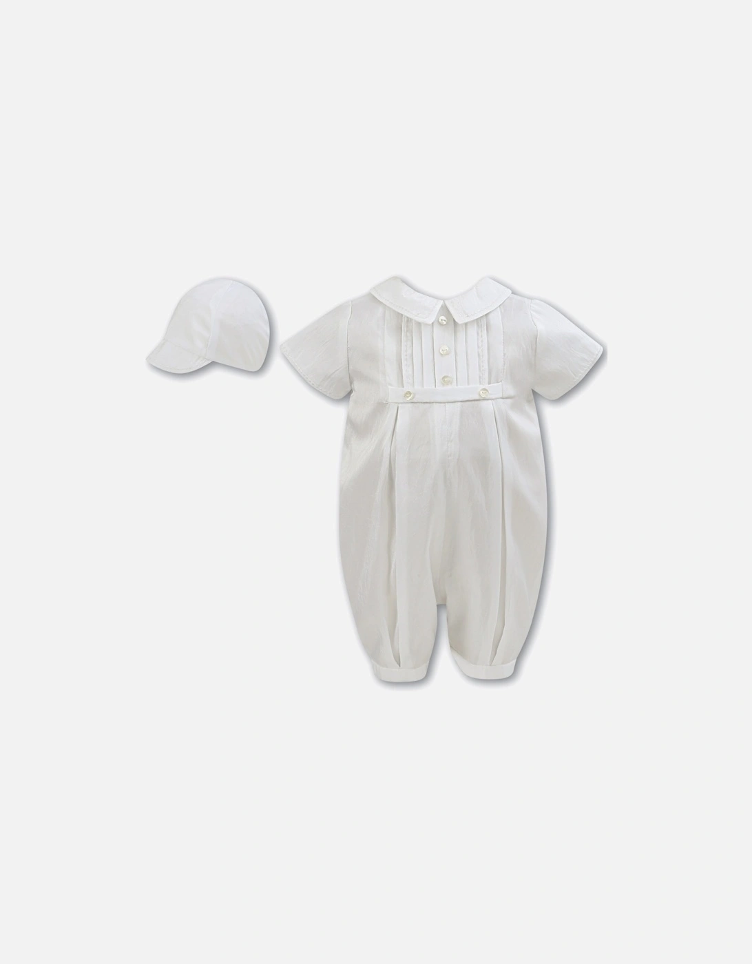 Ivory Romper and Cap, 2 of 1