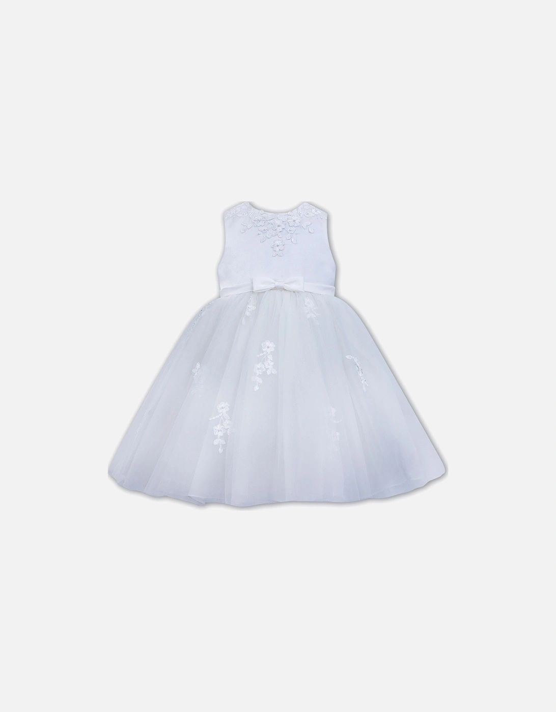 White Ballerina Length Dress, 2 of 1