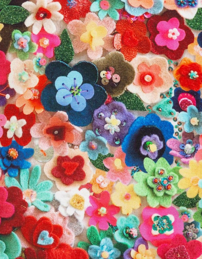 Multicoloured Flower Top