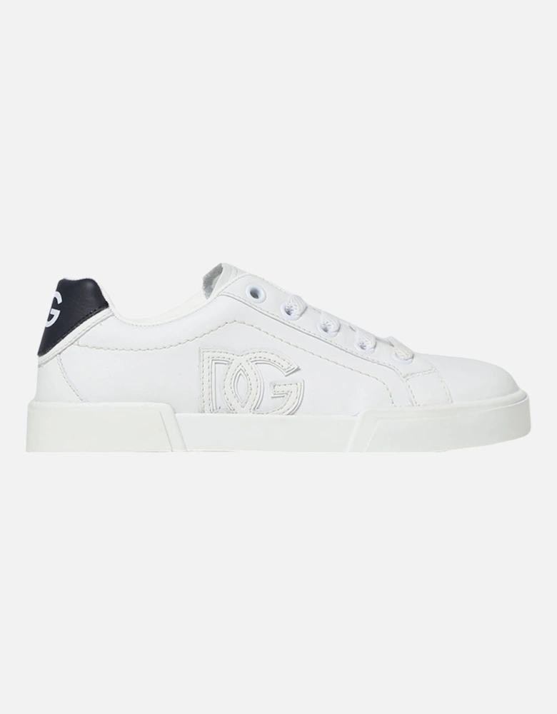 Boys DG Logo Sneakers White