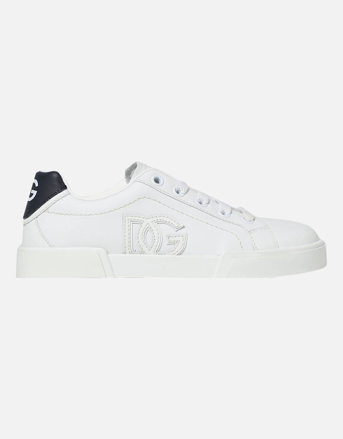 Boys DG Logo Sneakers White, 5 of 4
