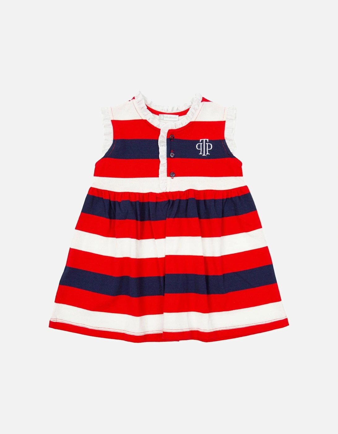 Red and Navy Striped Dress, 4 of 3