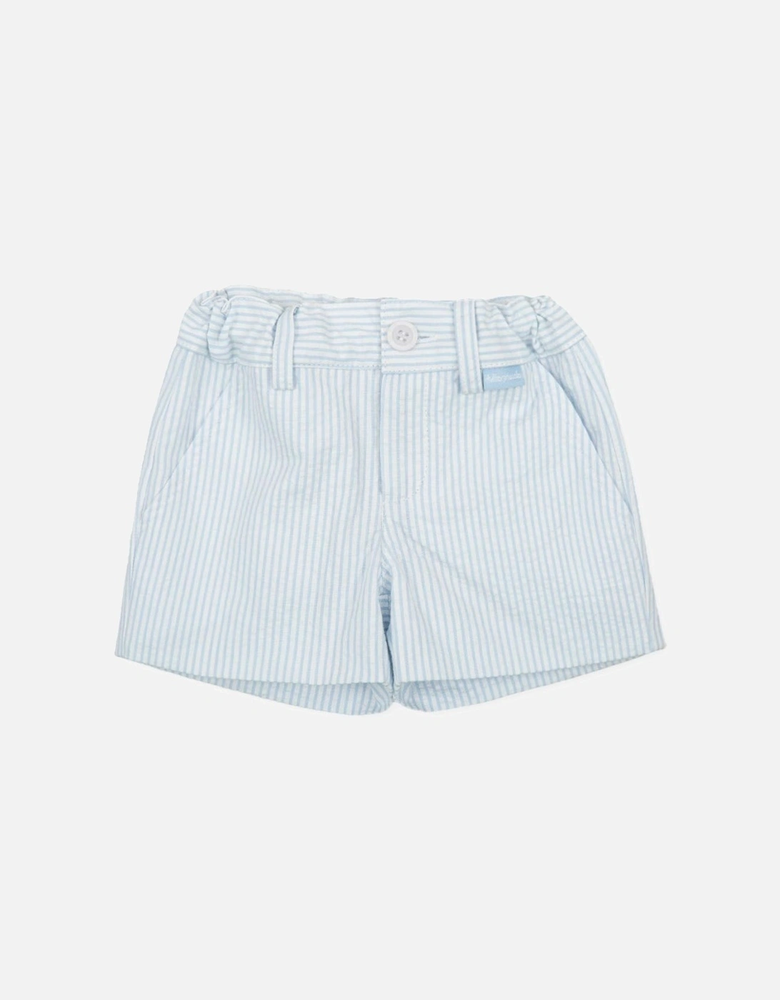 Sky Blue Striped Shorts, 3 of 2