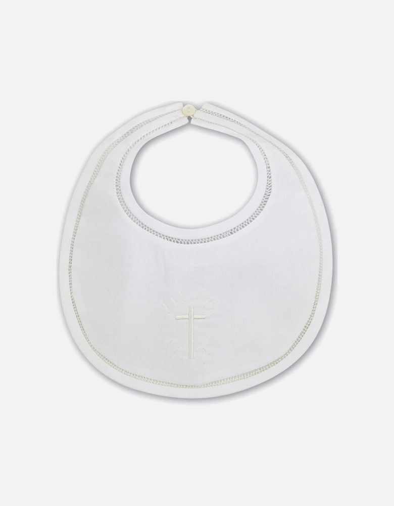 Ivory Cross Bib