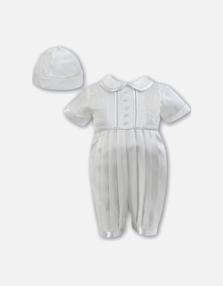 Ivory Romper and Hat