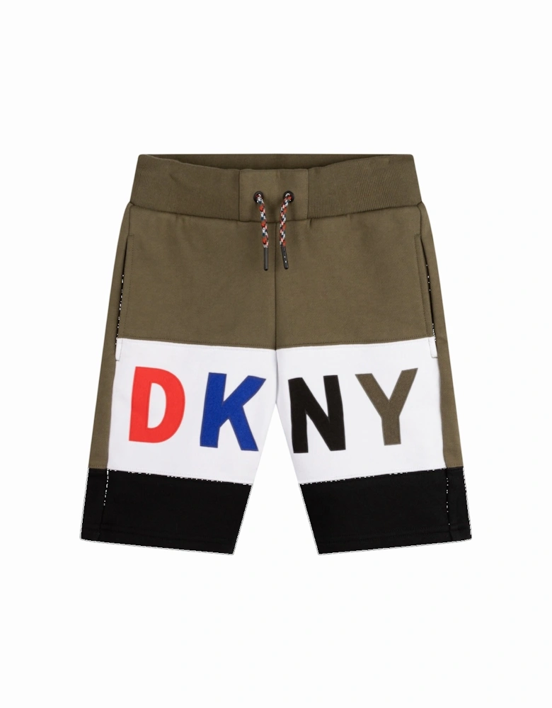 Khaki Multi Shorts