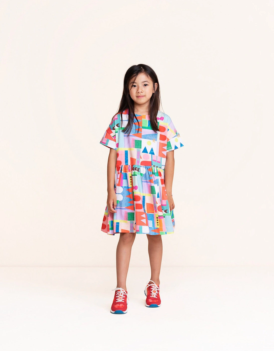 Multicoloured Shape Dress