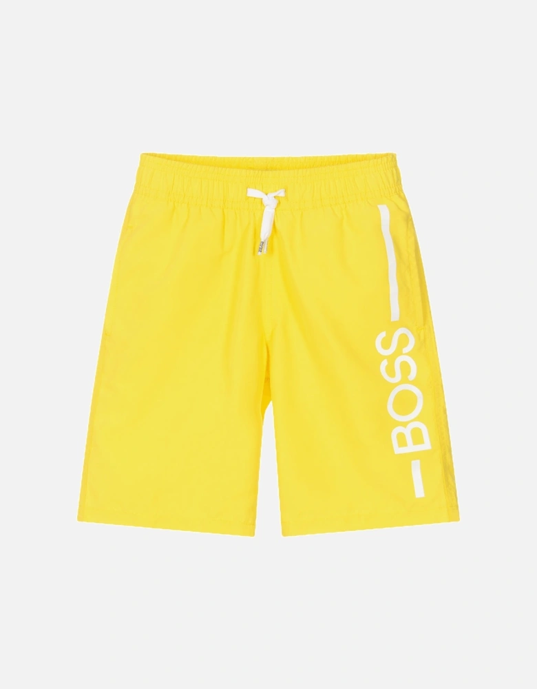 Boys Swim Shorts Yellow