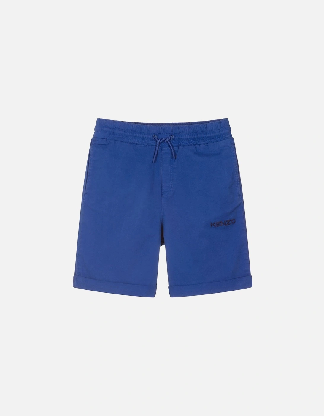 Boys Cotton Shorts Blue, 3 of 2