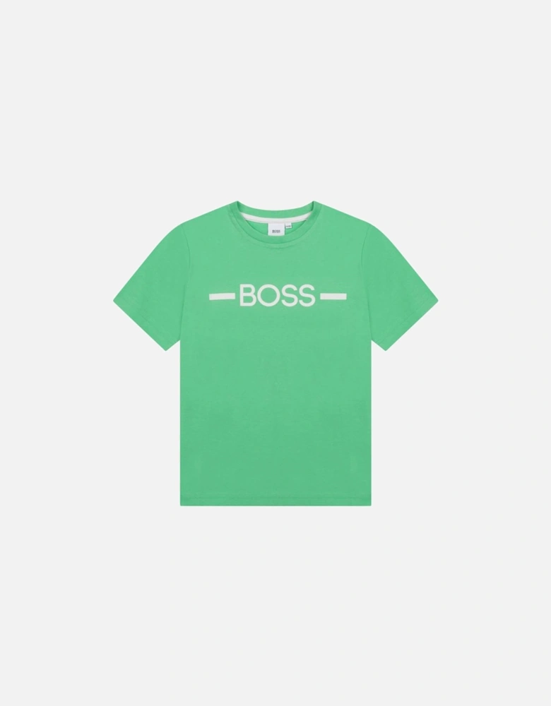 Boys Logo T-shirt Green