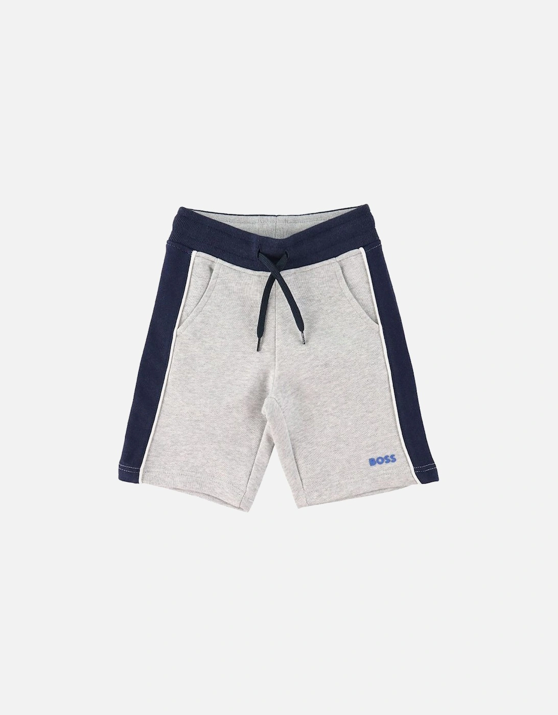 Boys Cotton Shorts Grey, 4 of 3