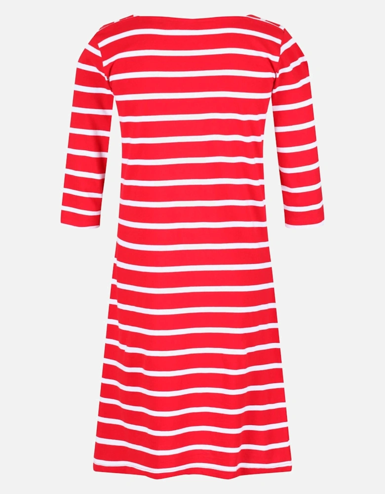 Womens/Ladies Paislee Stripe Casual Dress