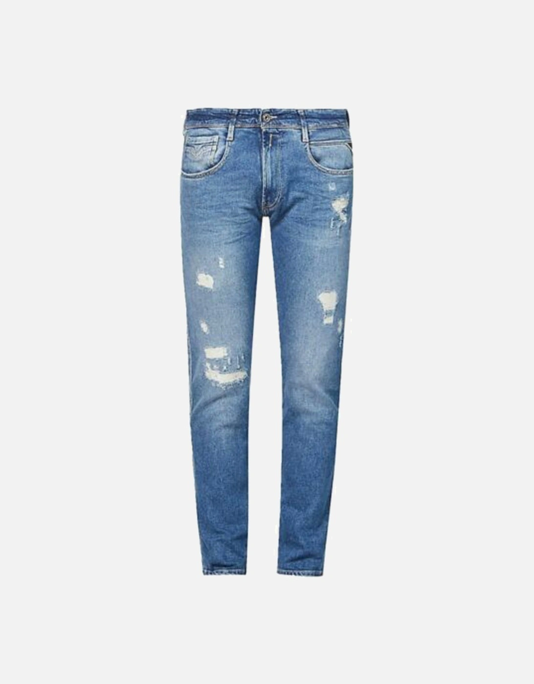 Mens Ambass Jeans Blue, 4 of 3