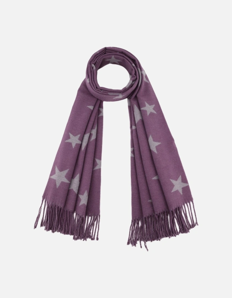 Star Tassel Reversible Cashmere Blend Scarf