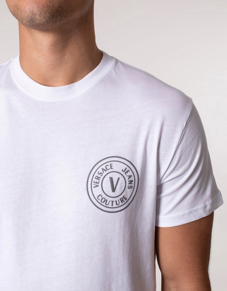 Small V Emblem Thick Foil T-Shirt