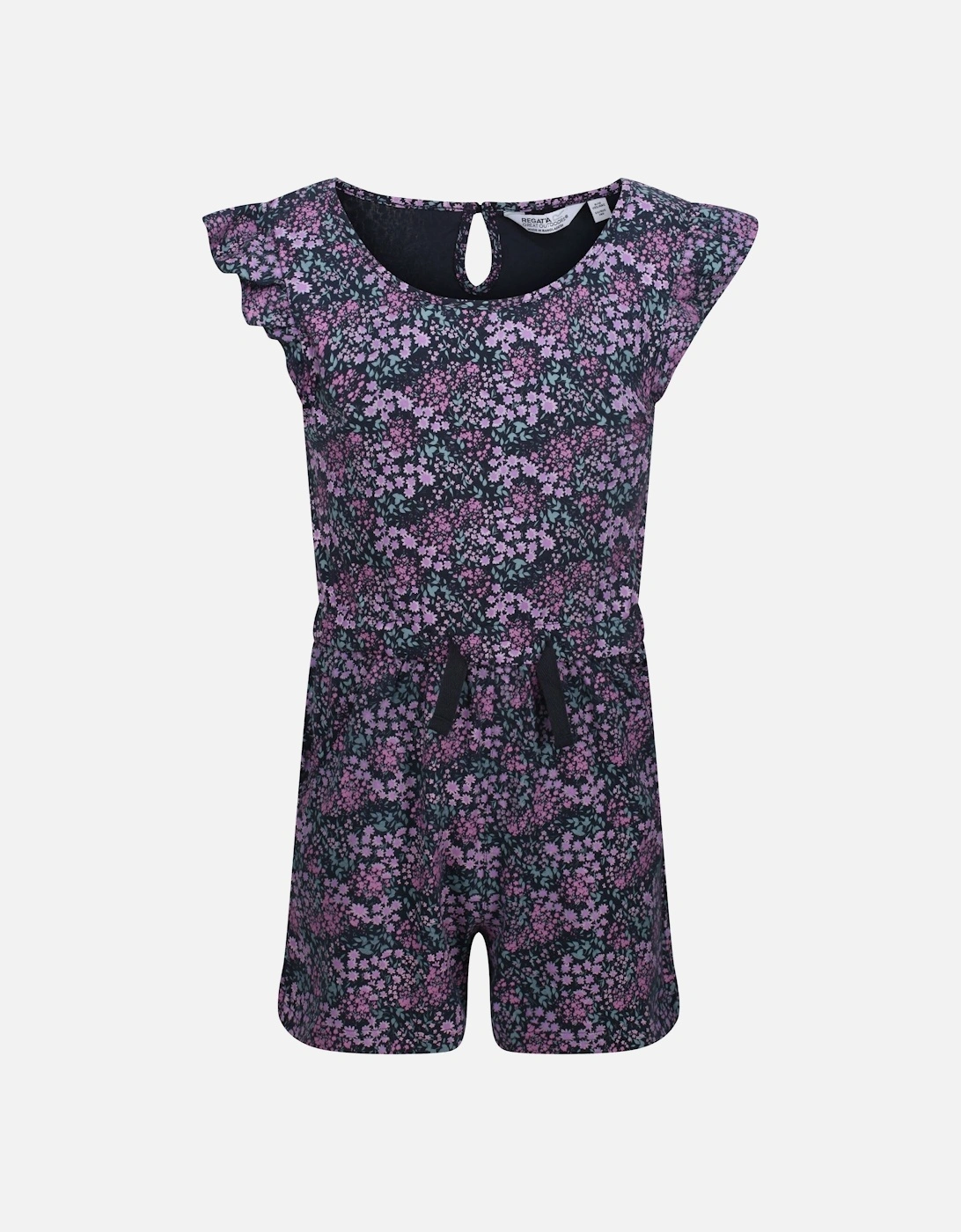 Childrens/Kids Dasie Ditsy Print Ruffle Playsuit, 6 of 5