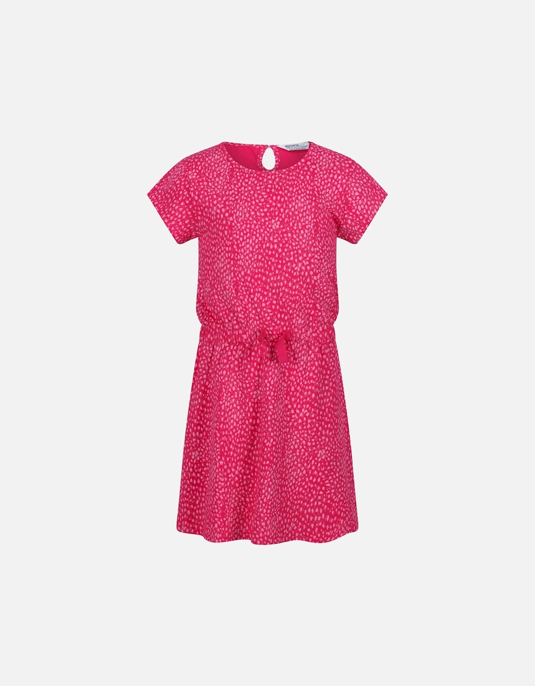 Childrens/Kids Catrinel Animal Print Casual Dress, 6 of 5