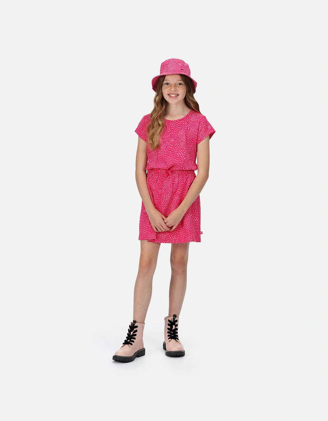 Childrens/Kids Catrinel Animal Print Casual Dress