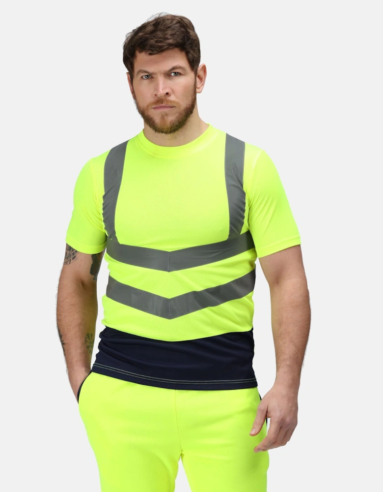 Mens Pro Hi-Vis Short-Sleeved T-Shirt