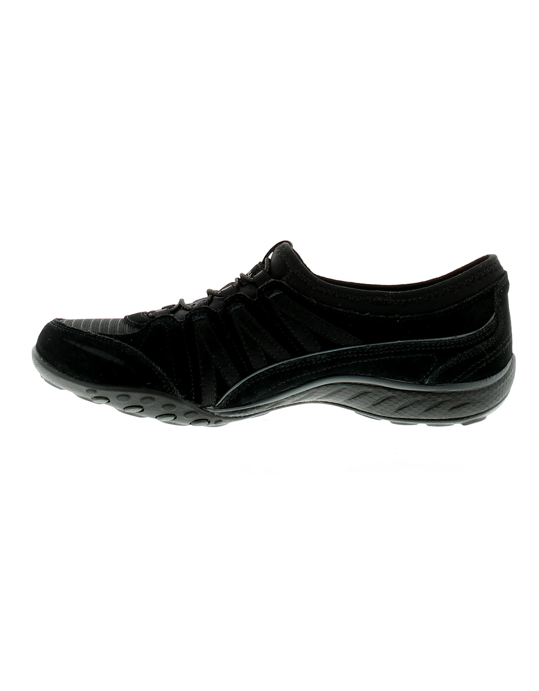 Womens Flat Shoes Breathe Easy Moneybag Slip Onblack UK Size
