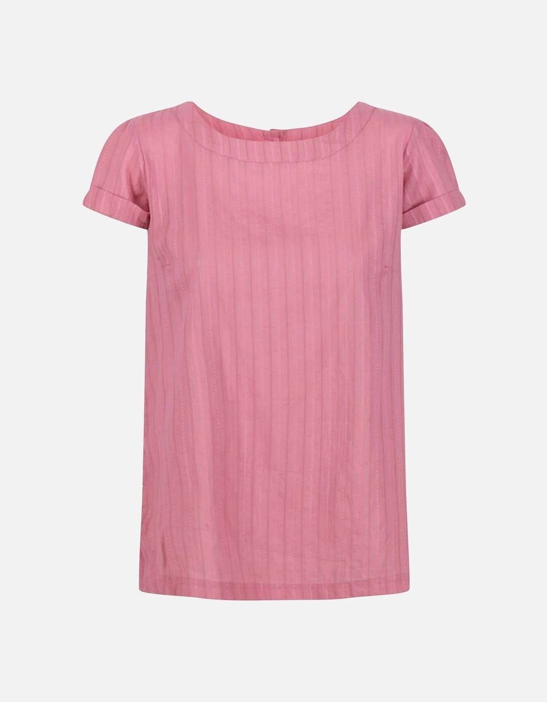 Womens/Ladies Jaelynn Dobby Cotton T-Shirt, 6 of 5
