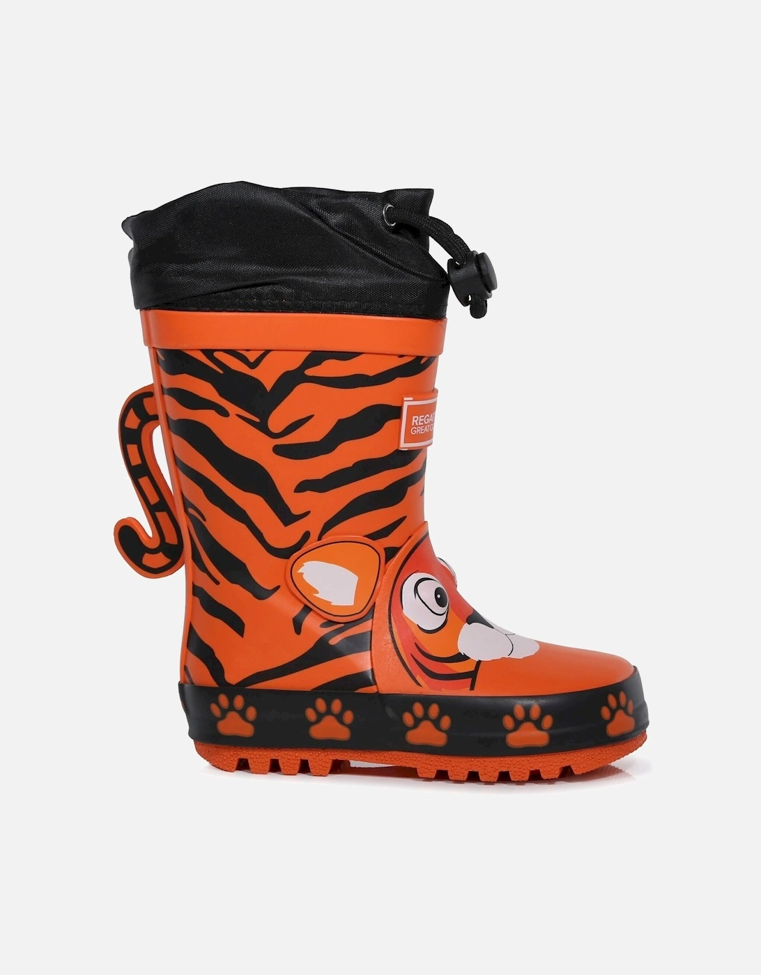 Childrens/Kids Mudplay Tiger Print Wellington Boots