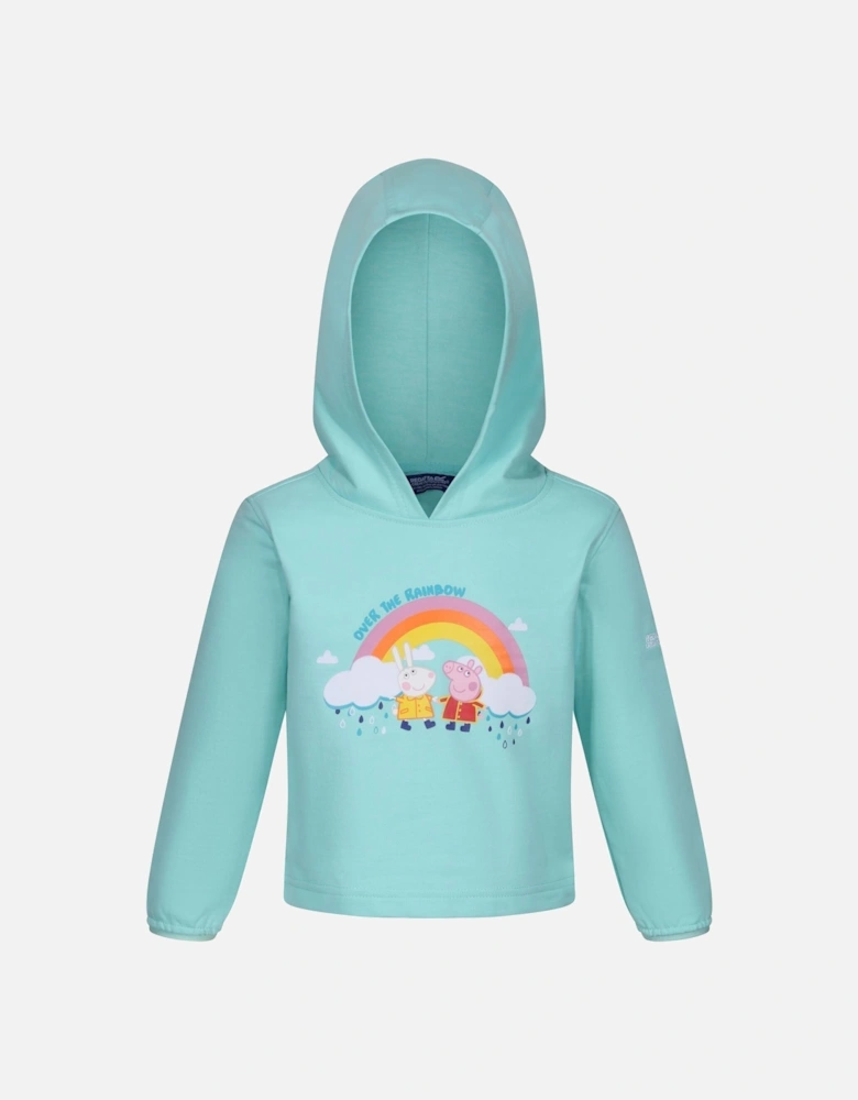 Childrens/Kids Peppa Pig Rainbow Hoodie