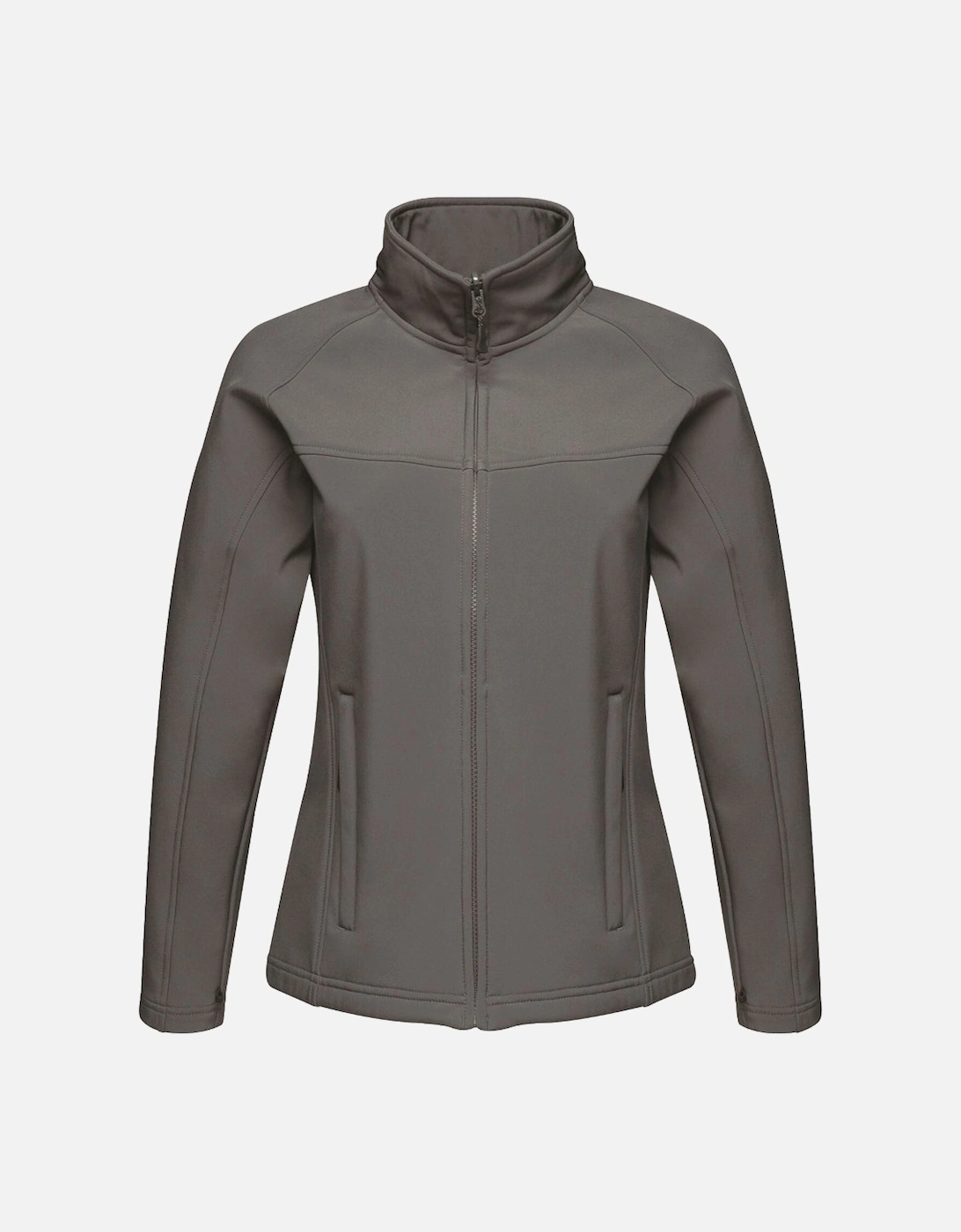 Regatta Women's Grey Uproar Wind Resistant Softshell Jacket - : Size 14