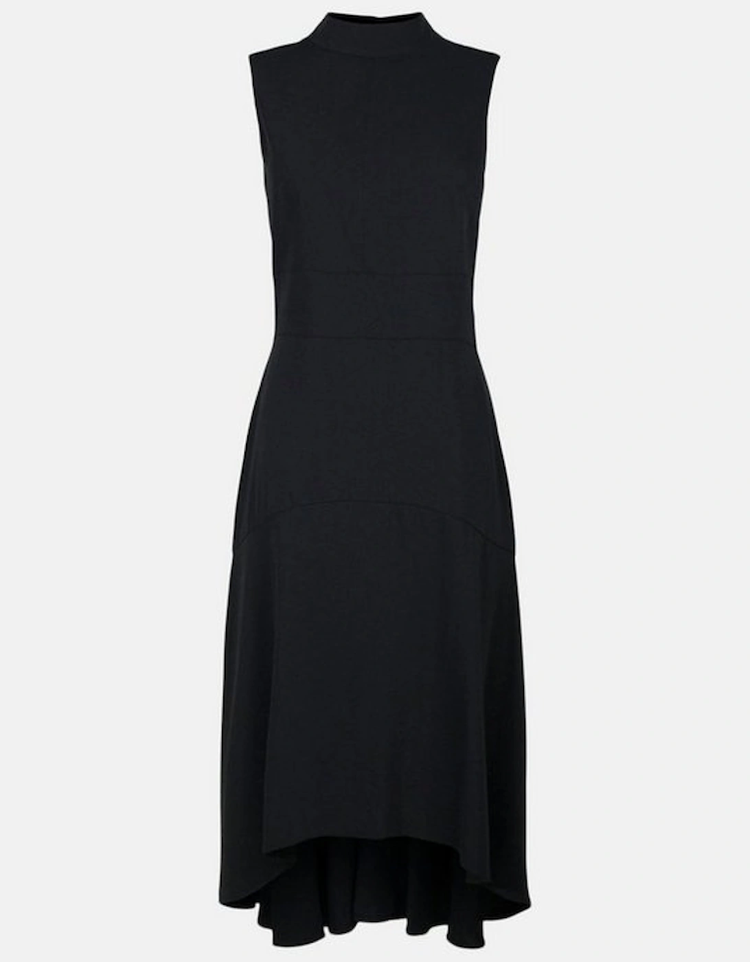 Petite Soft Tailored High Low Midi Dress