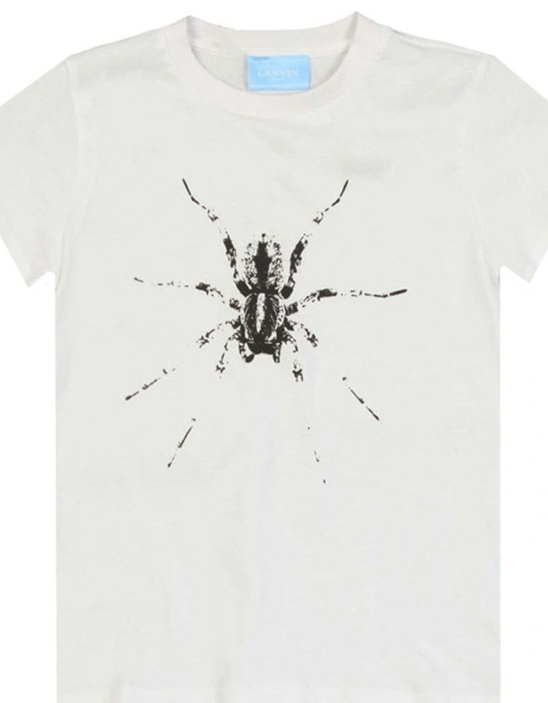 Boys Spider T-shirt White