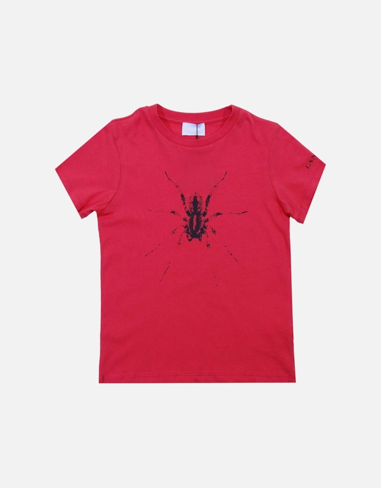 Boys Spider T-shirt Red