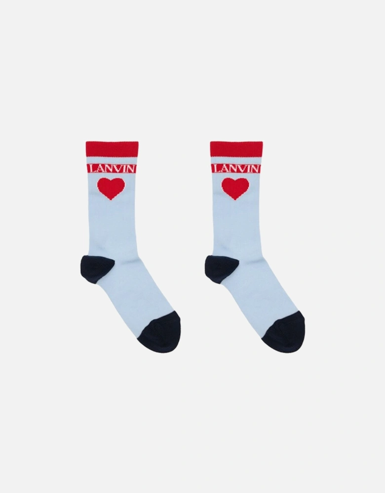 Unisex Kids Socks Blue