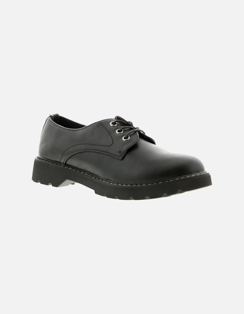 Womens Flat Shoes Katala Lace Up black UK Size