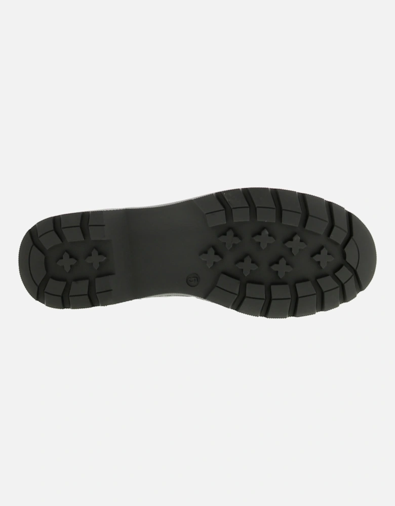 Womens Flat Shoes Katala Lace Up black patent UK Size