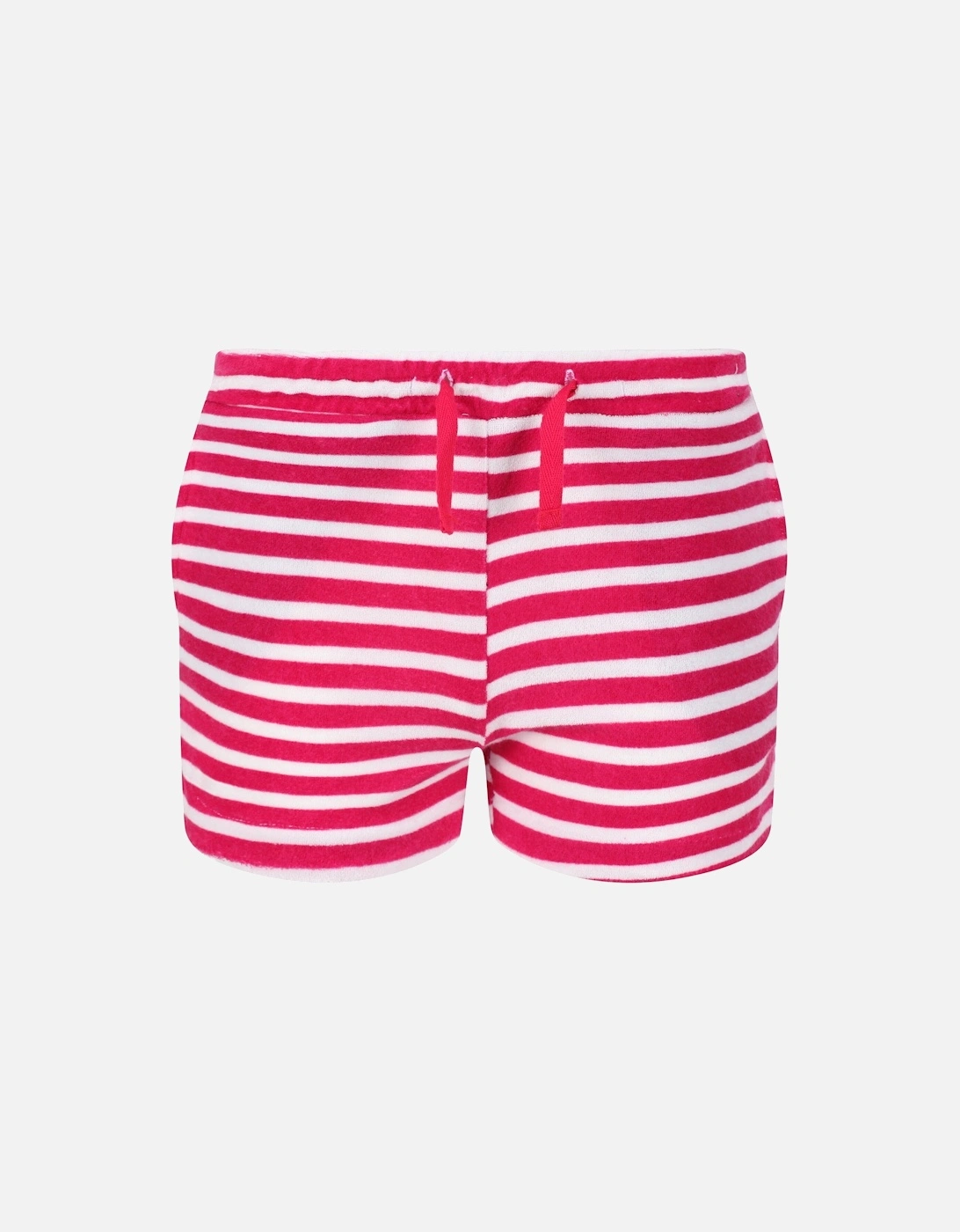 Childrens/Kids Dayana Towelling Stripe Casual Shorts, 6 of 5