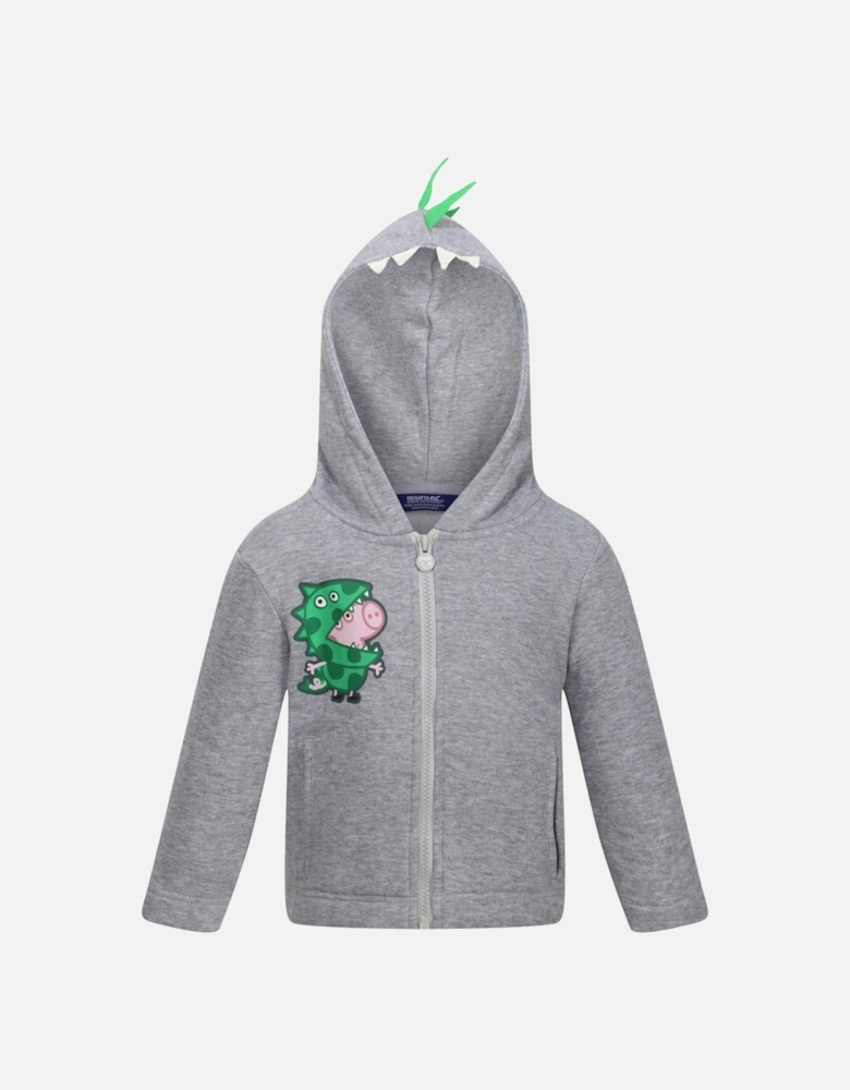 Childrens/Kids Peppa Pig Dinosaur Marl Fleece Jacket