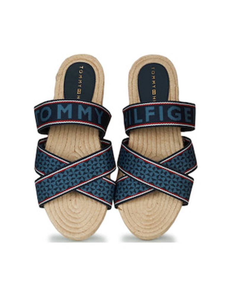 Tommy Webbing Flat Espadrille