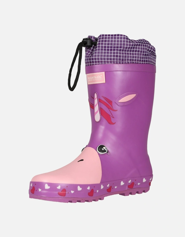 Childrens/Kids Unicorn Wellington Boots