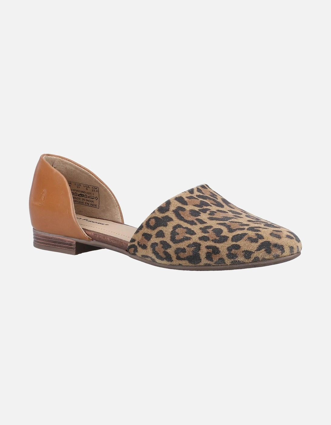 Womens/Ladies Leopard Print Suede Shoes, 6 of 5