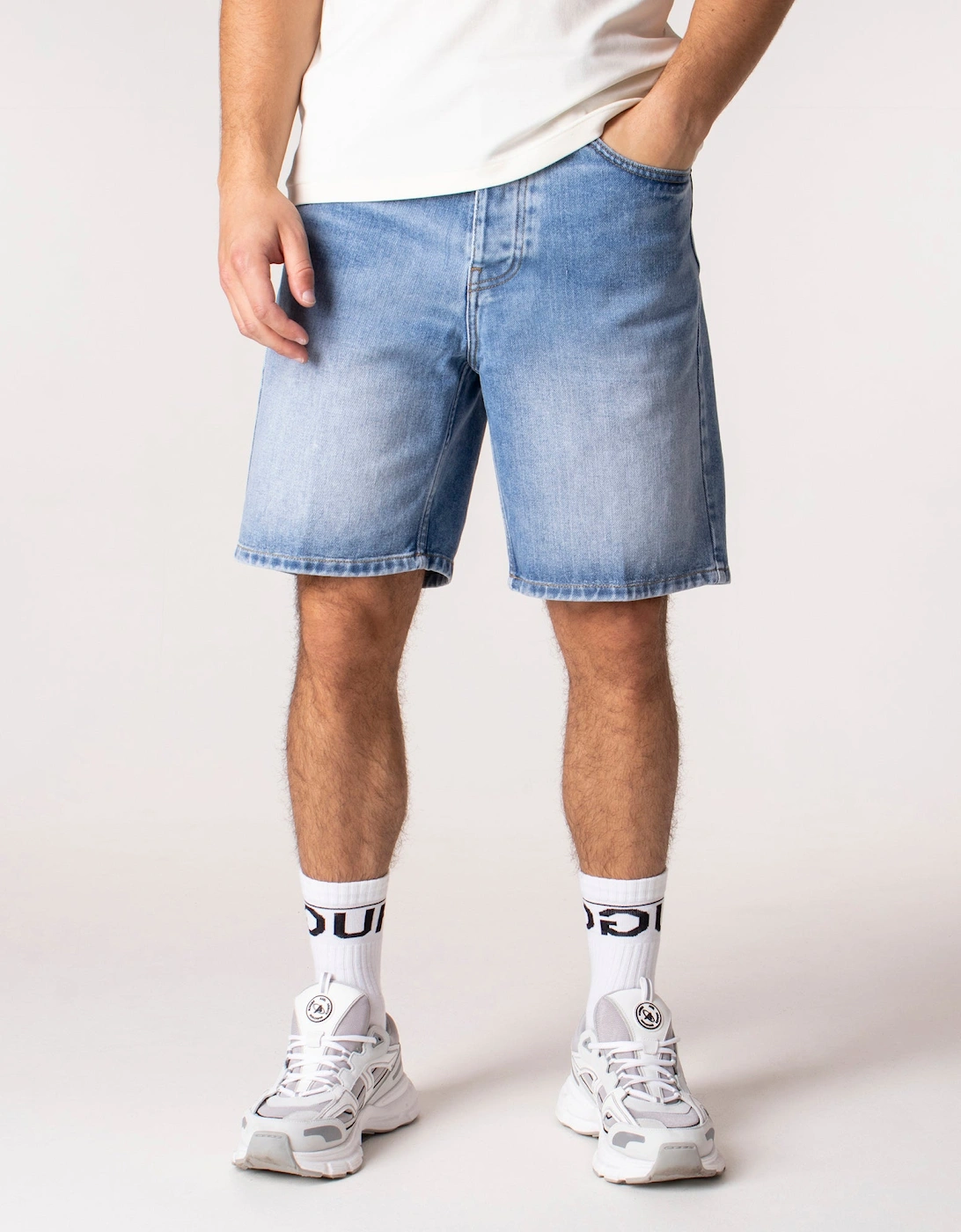 Relaxed Fit Newell Denim Shorts, 5 of 4